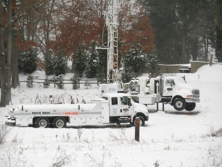 well drilling truck
