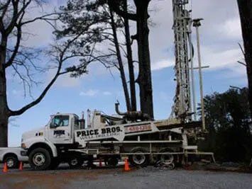 well drilling truck