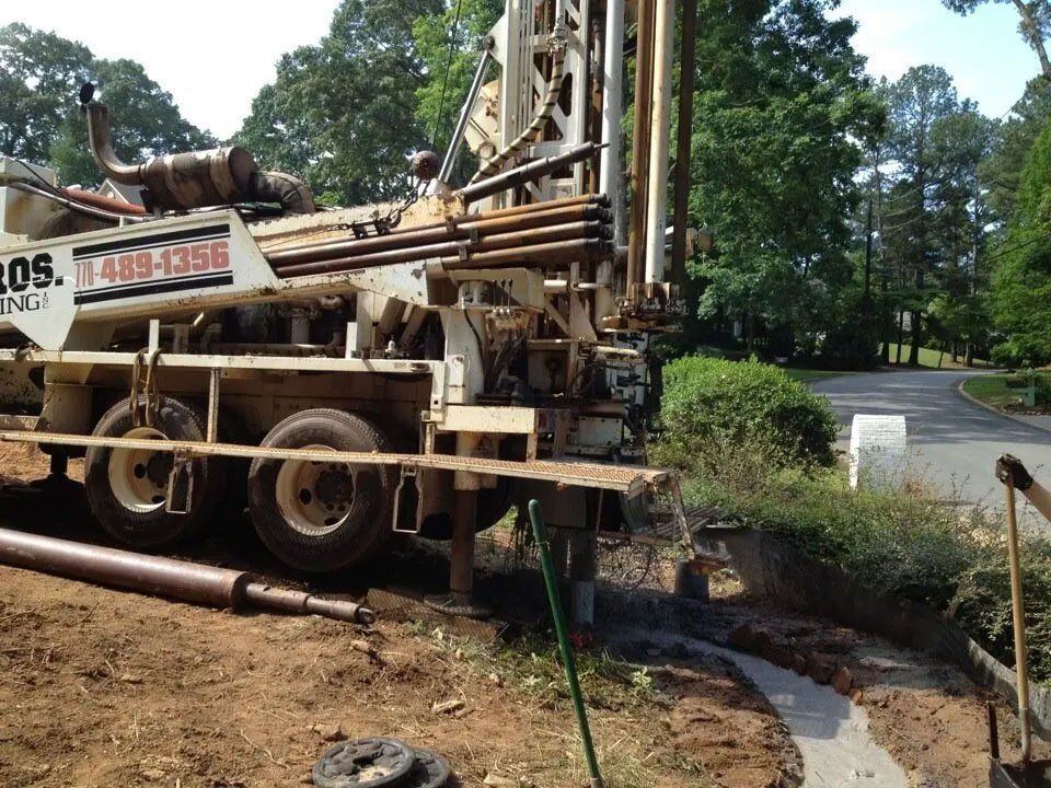 well drilling truck