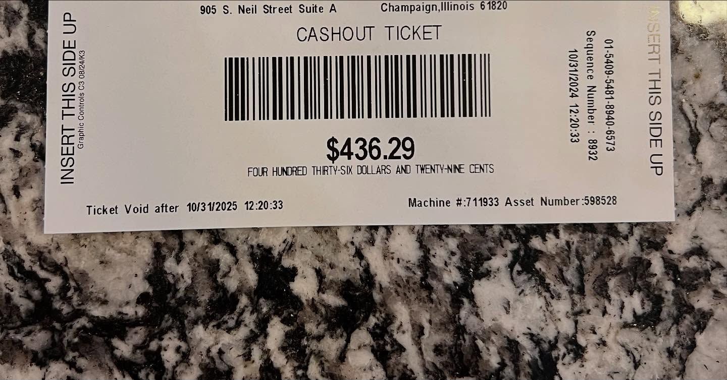 $436.29 cashout voucher