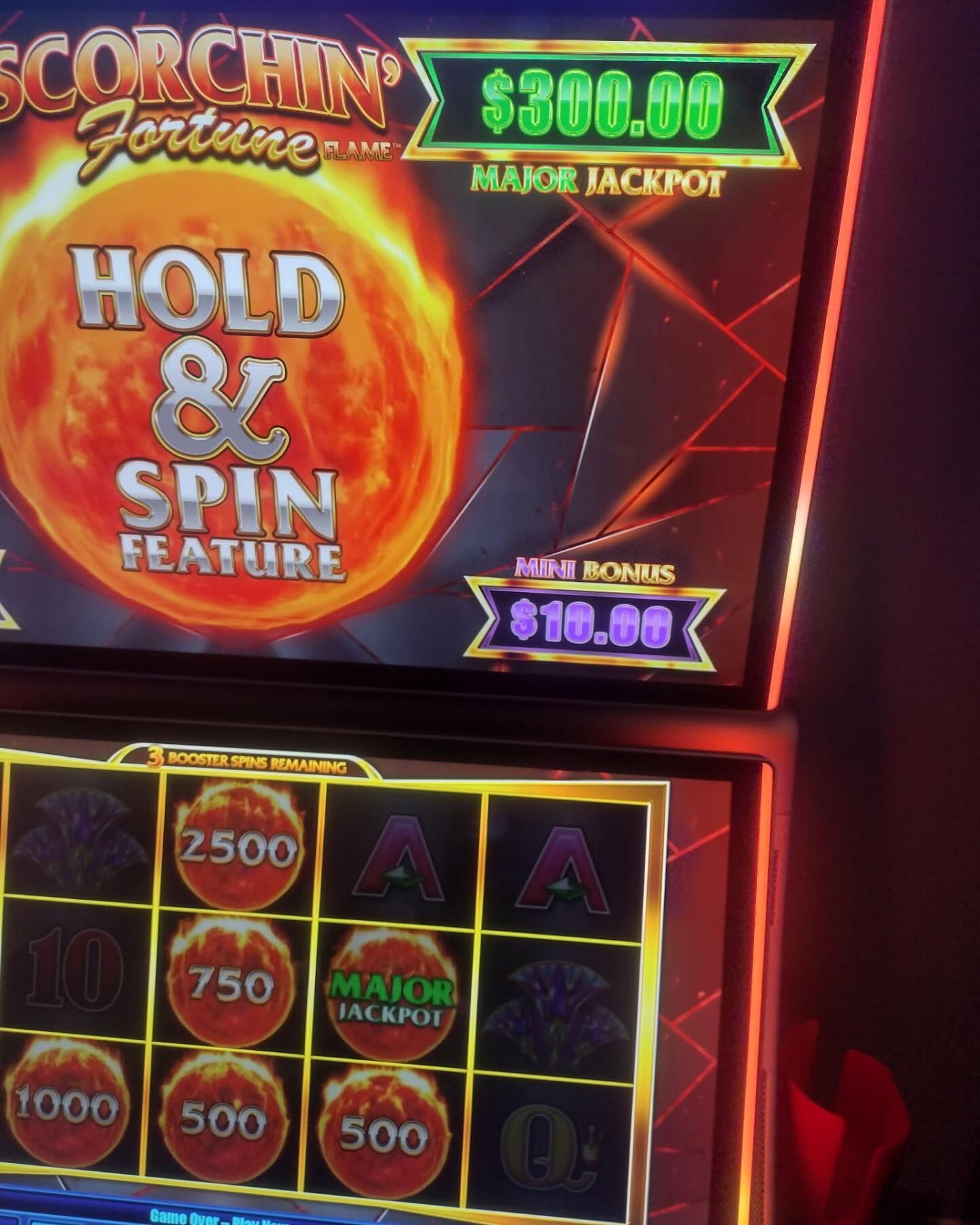 Scorchin Fortune game winner