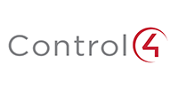 Control4 logo with gray text and a red