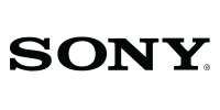 Sony logo in black text on a white background.