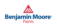 Benjamin moore paints logo on a white background