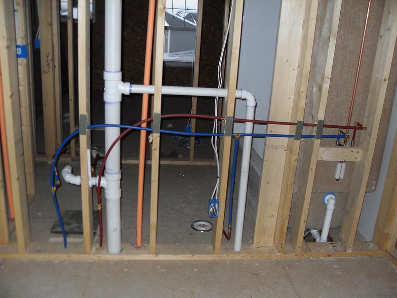 Gas line installation