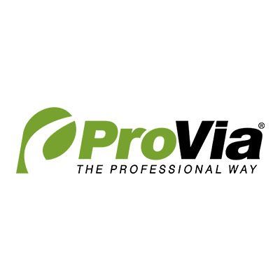ProVia logo in green and black with the tagline The Professional Way