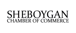 Sheboygan Chamber of Commerce logo in black text on a white background