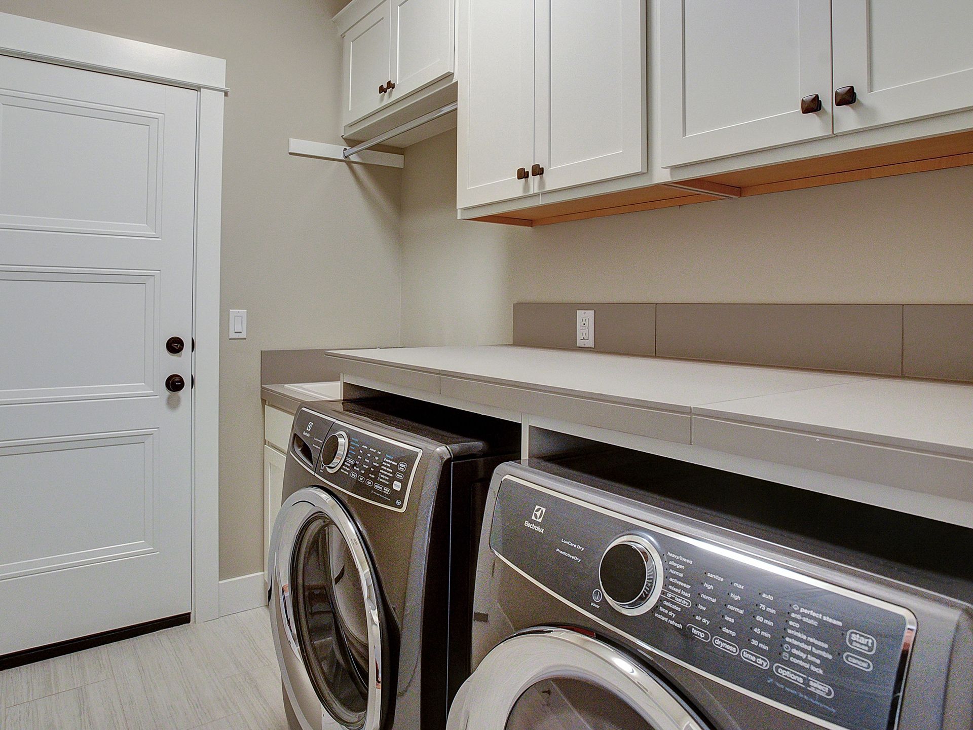 Laundry room with a washer and dryer