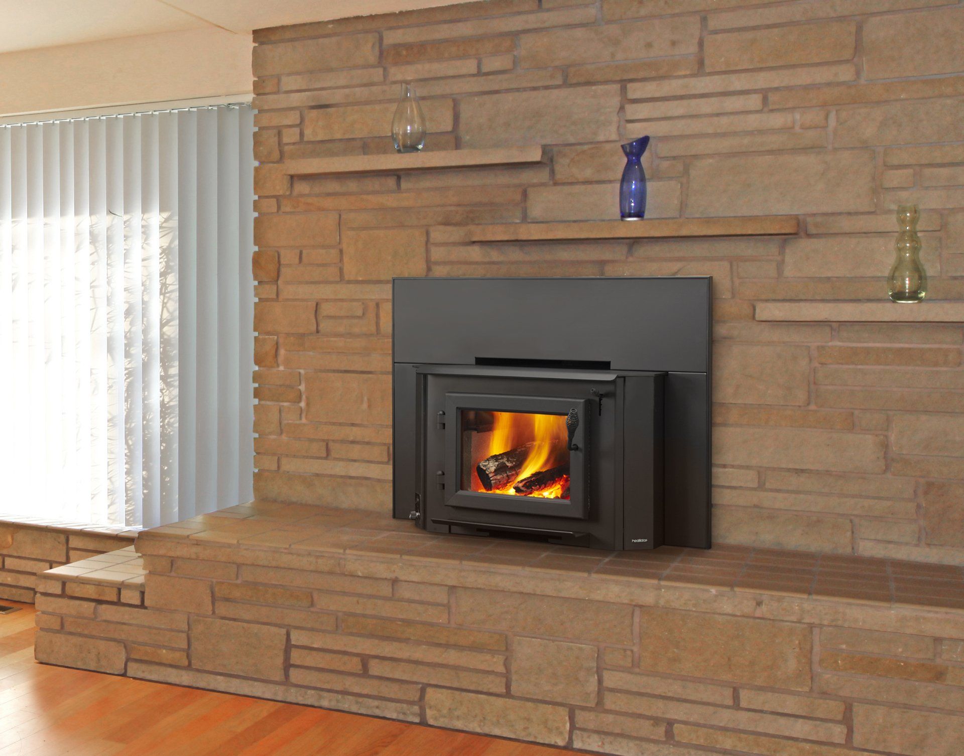 Fireplace in the house