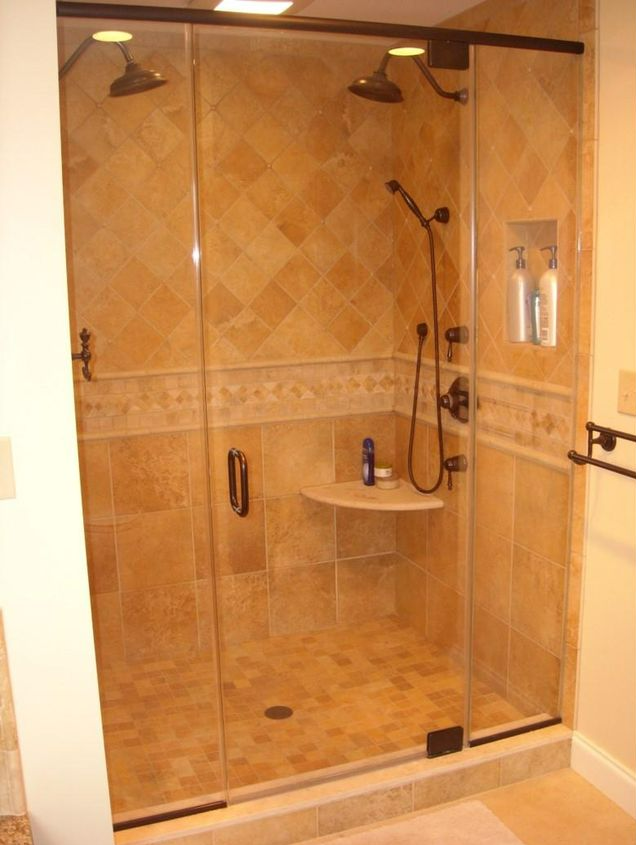 Glass shower door