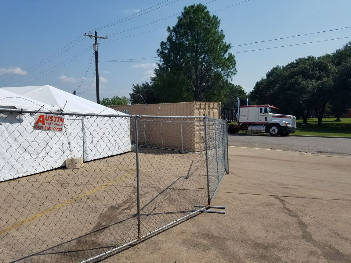 Austin Rent Fence Temporary Fence Rentals Austin, TX