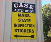 Case Auto body signage
