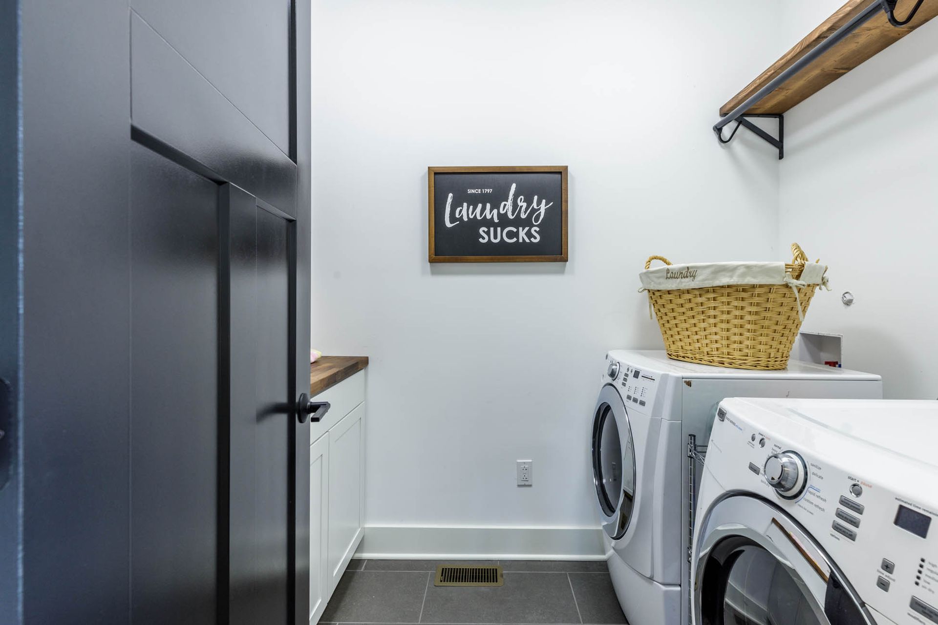 Laundry area