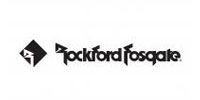 Rockford Fosgate logo in black on a white background