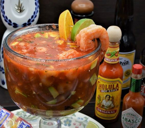 Mexican food and drinks