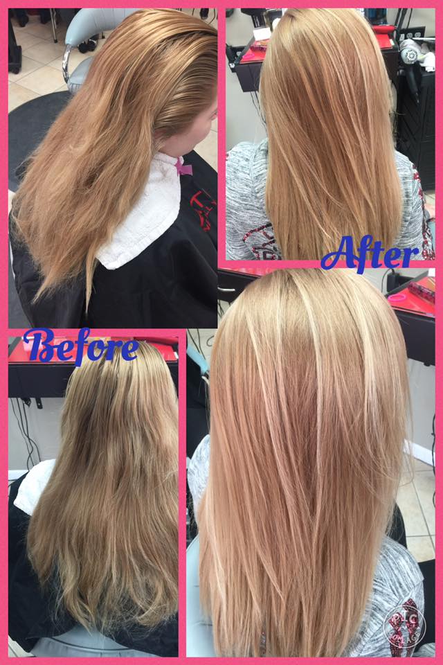 Wonderful blonde hair color