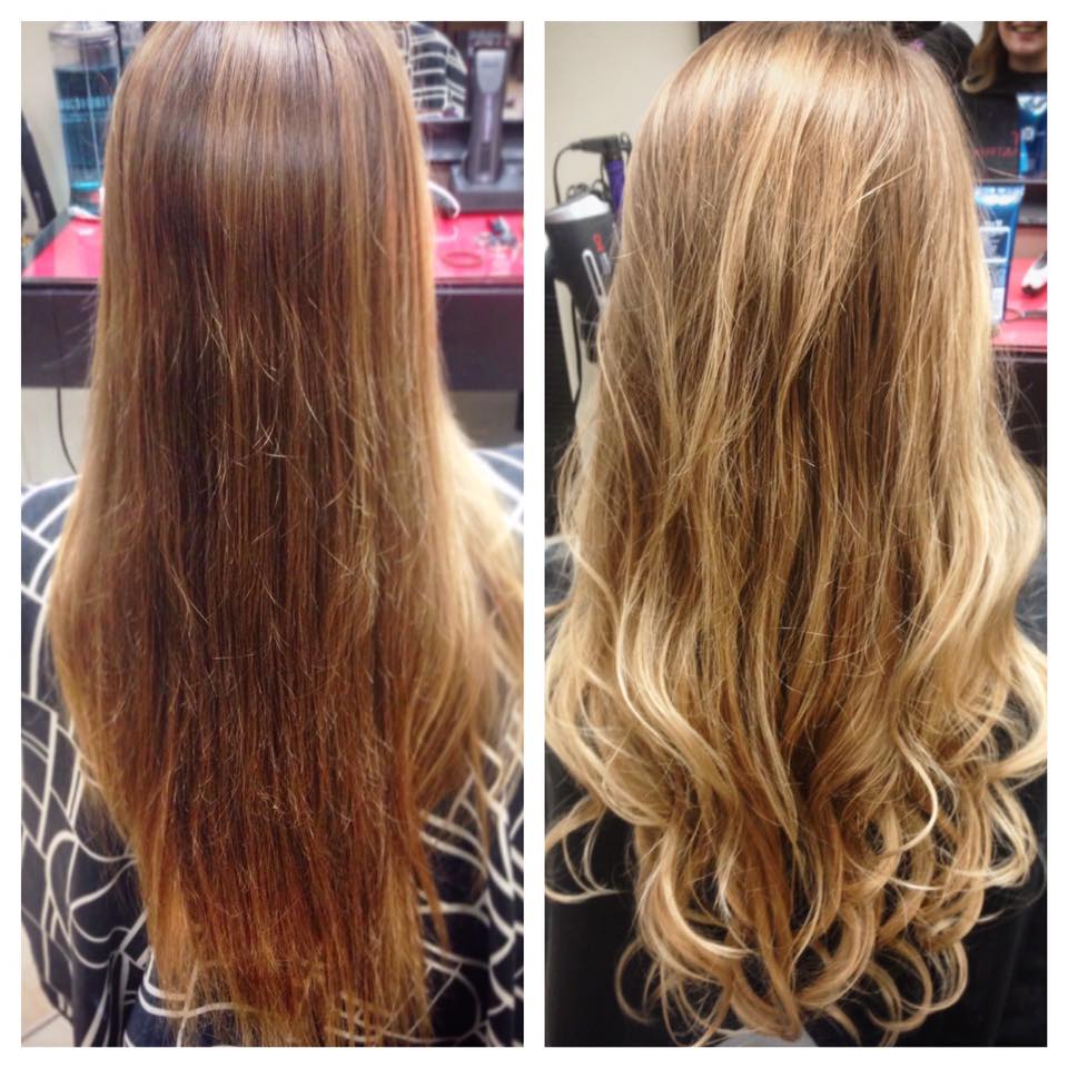 Fantastic ombré hair color