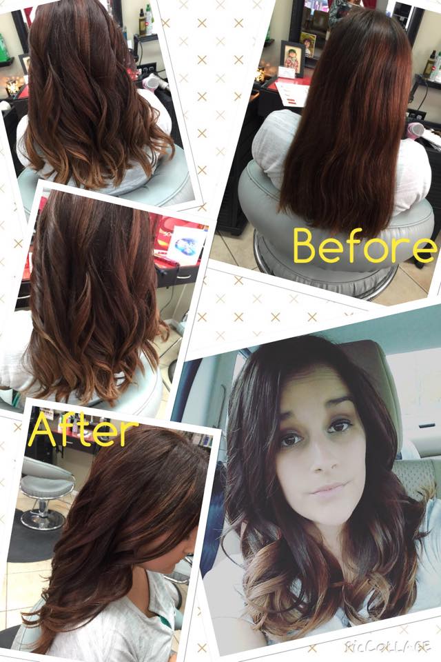 Fantastic mocha colored hair