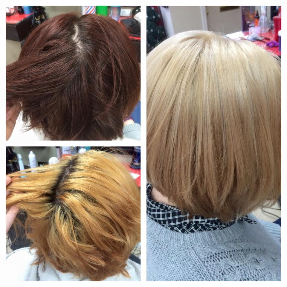 Glamorous looking blonde hair