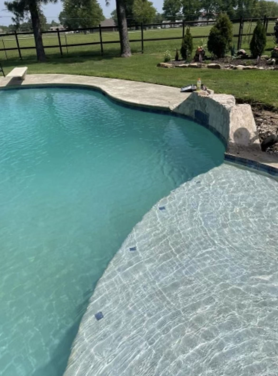 Landscape pool repair