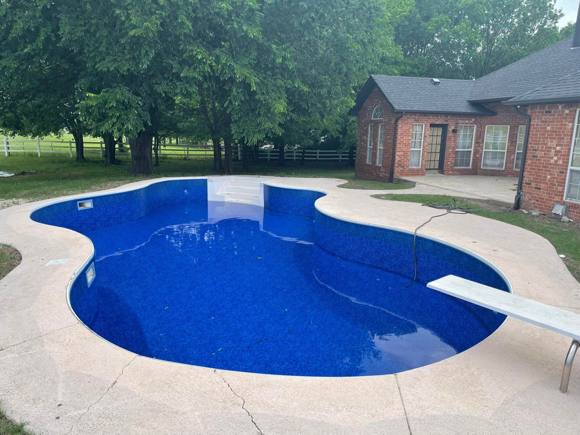 Pool crack repair