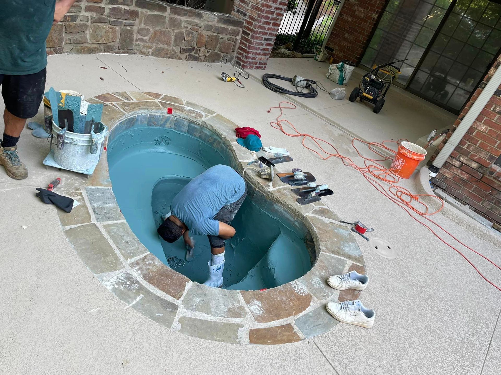 Pool remodel project