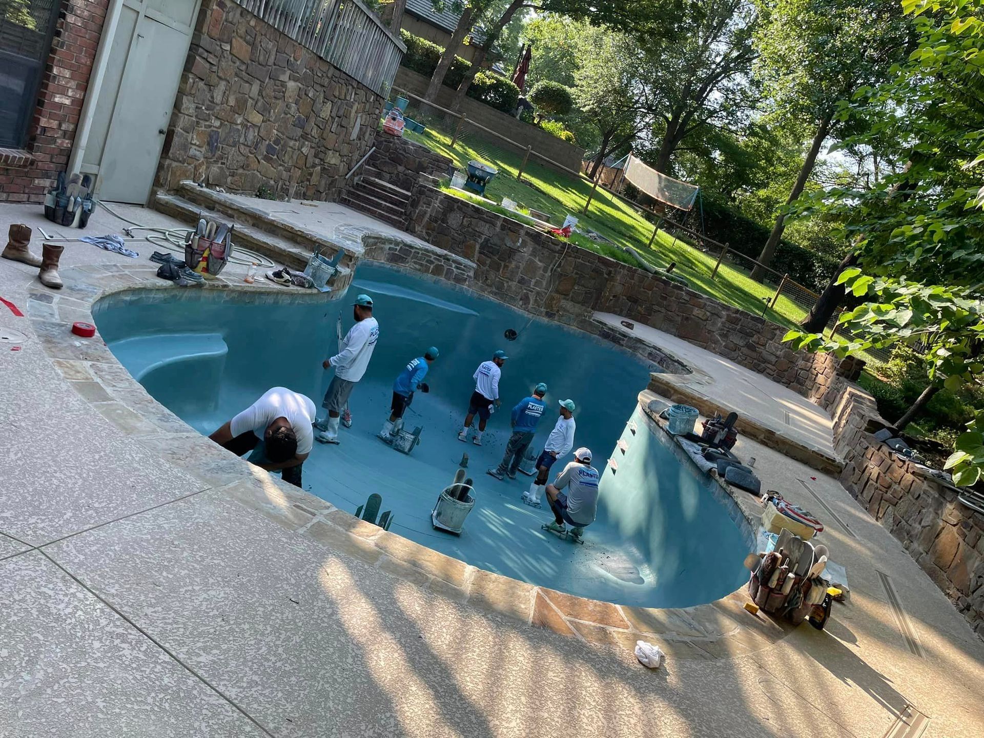 Pool remodeling