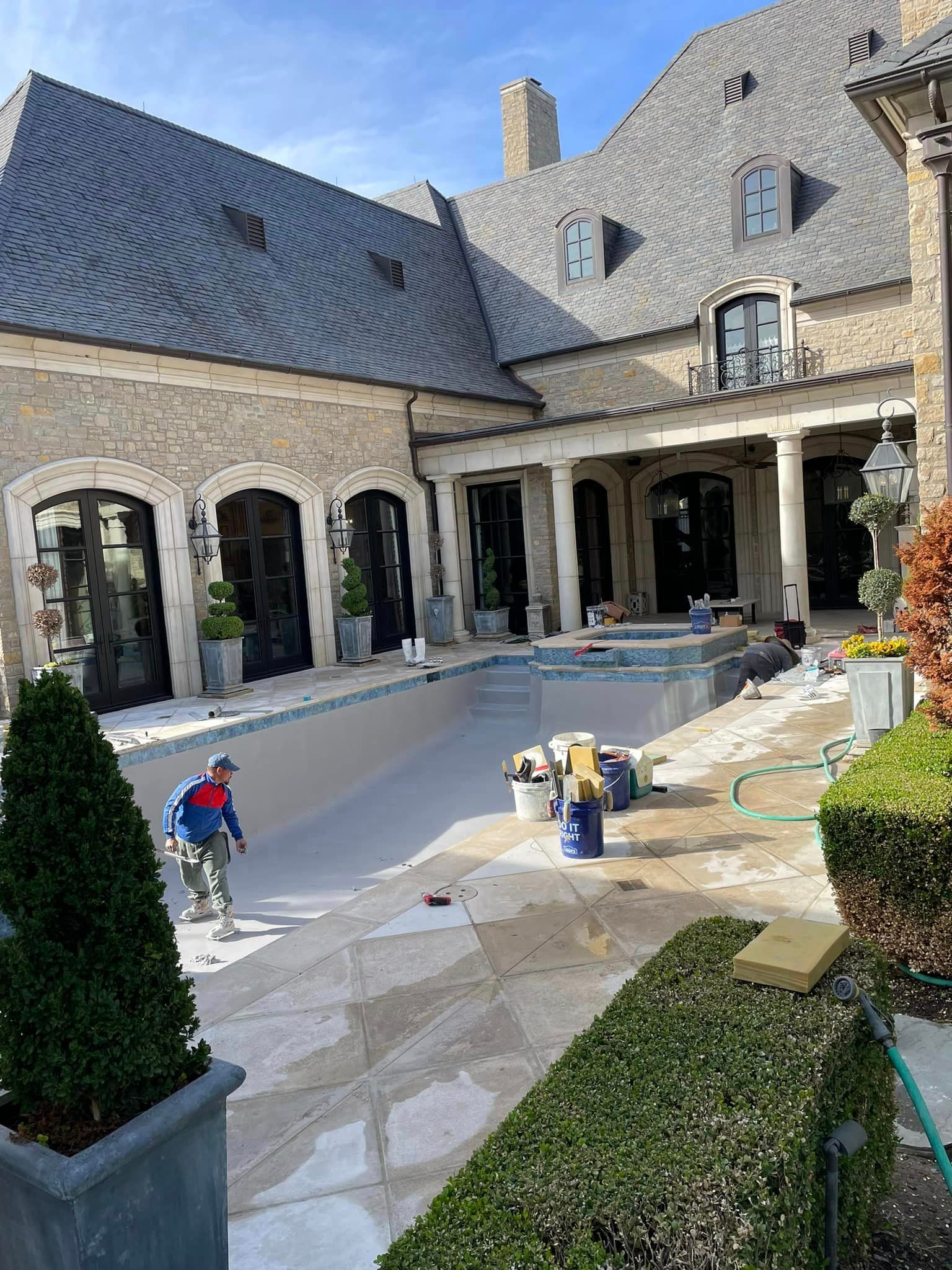 Team remodeling pool