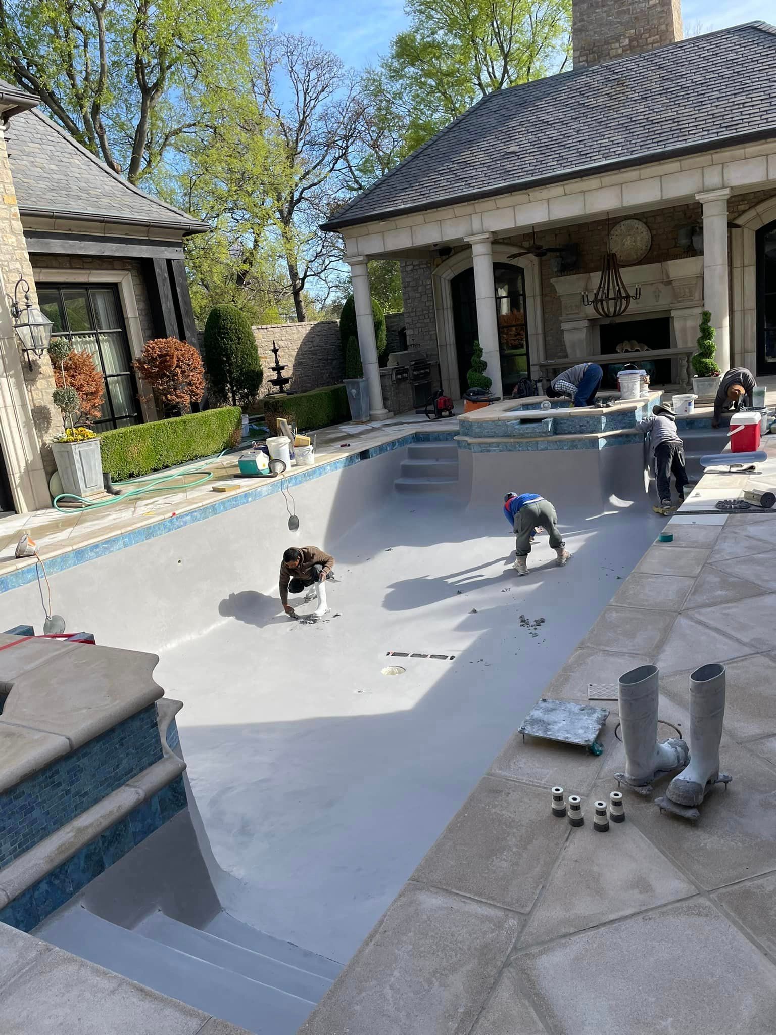 Pool remodel project