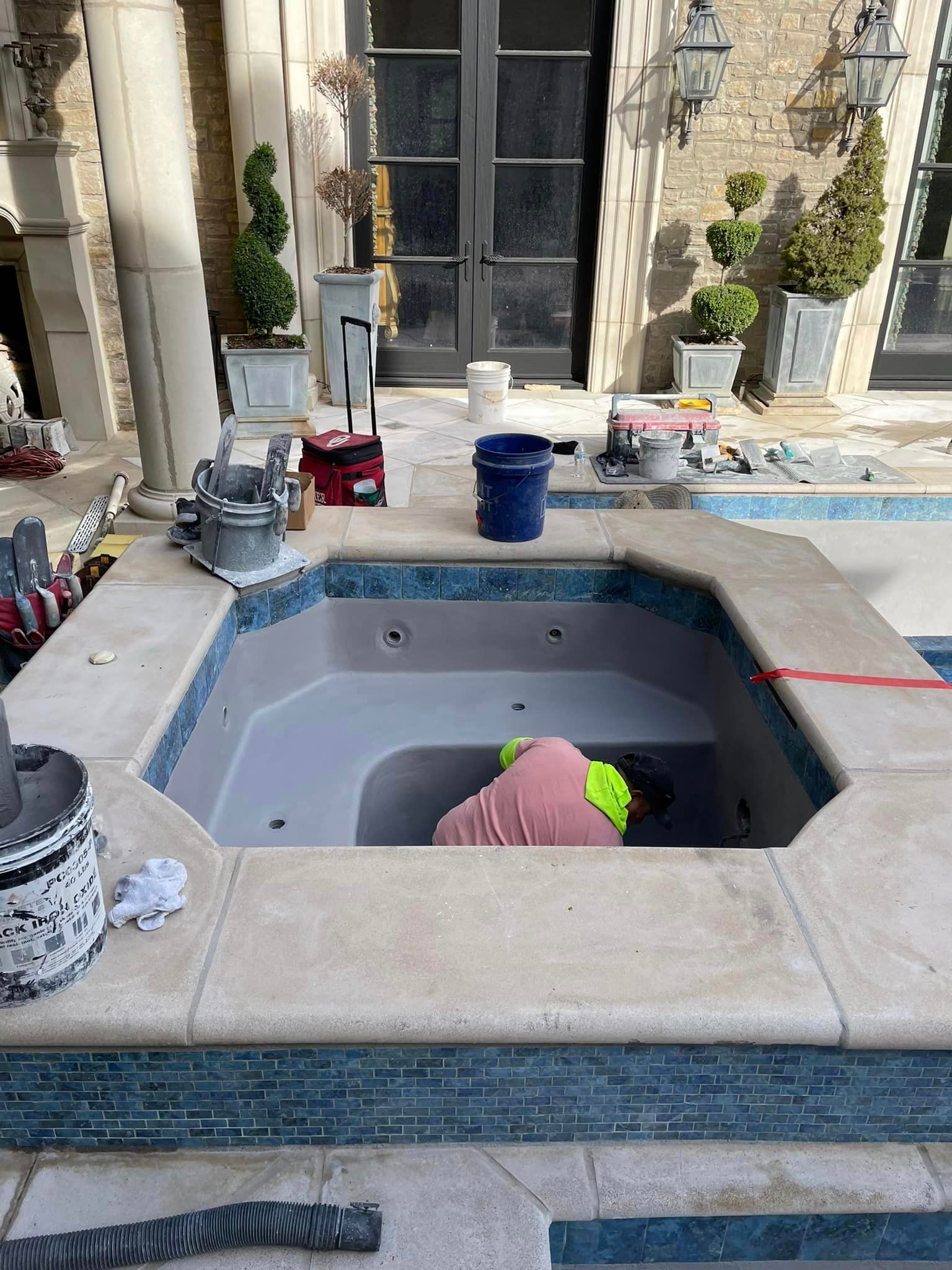 Remodeling pool surface