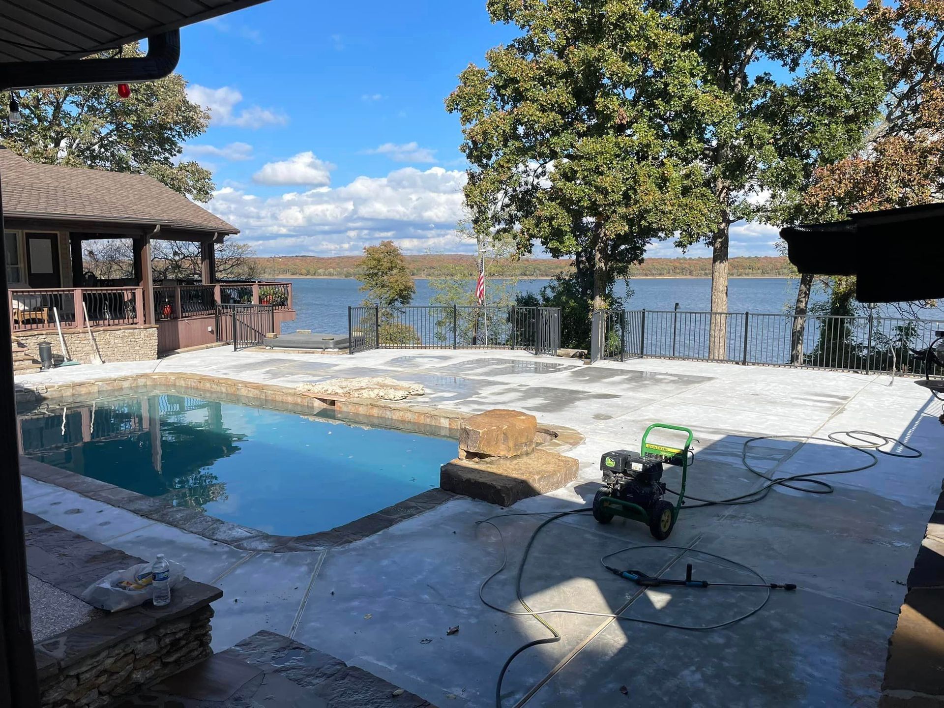Pool surface after remodel