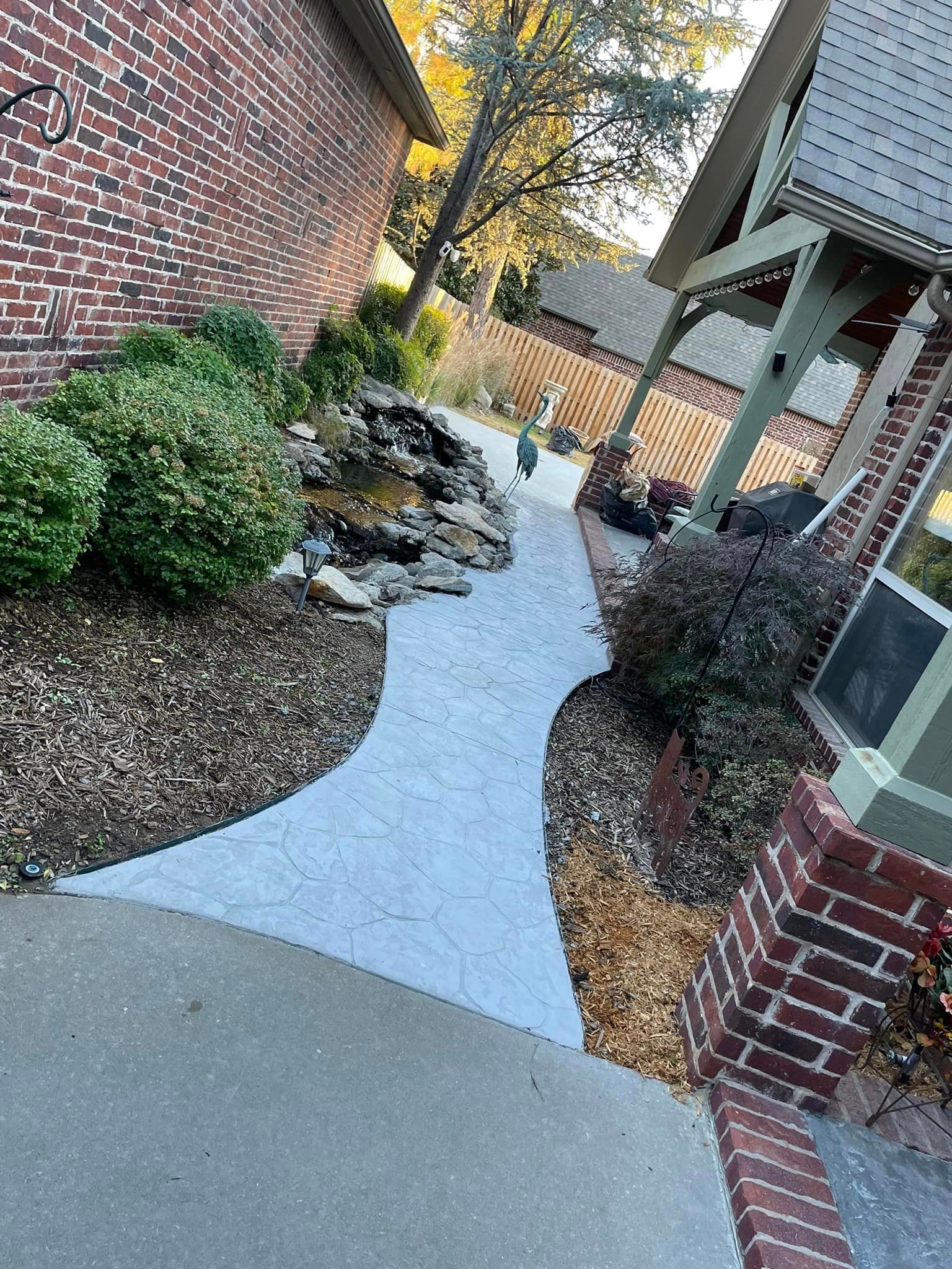 Stamp finish pattern