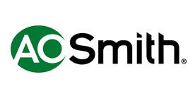 A. O. Smith logo: green circle with white