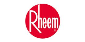 Rheem logo: White