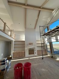 A house that is under construction