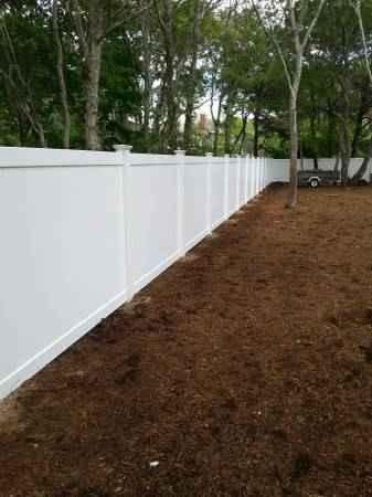 Vinyl fencing