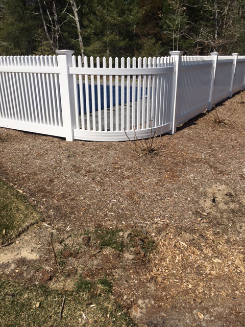 Vinyl fencing