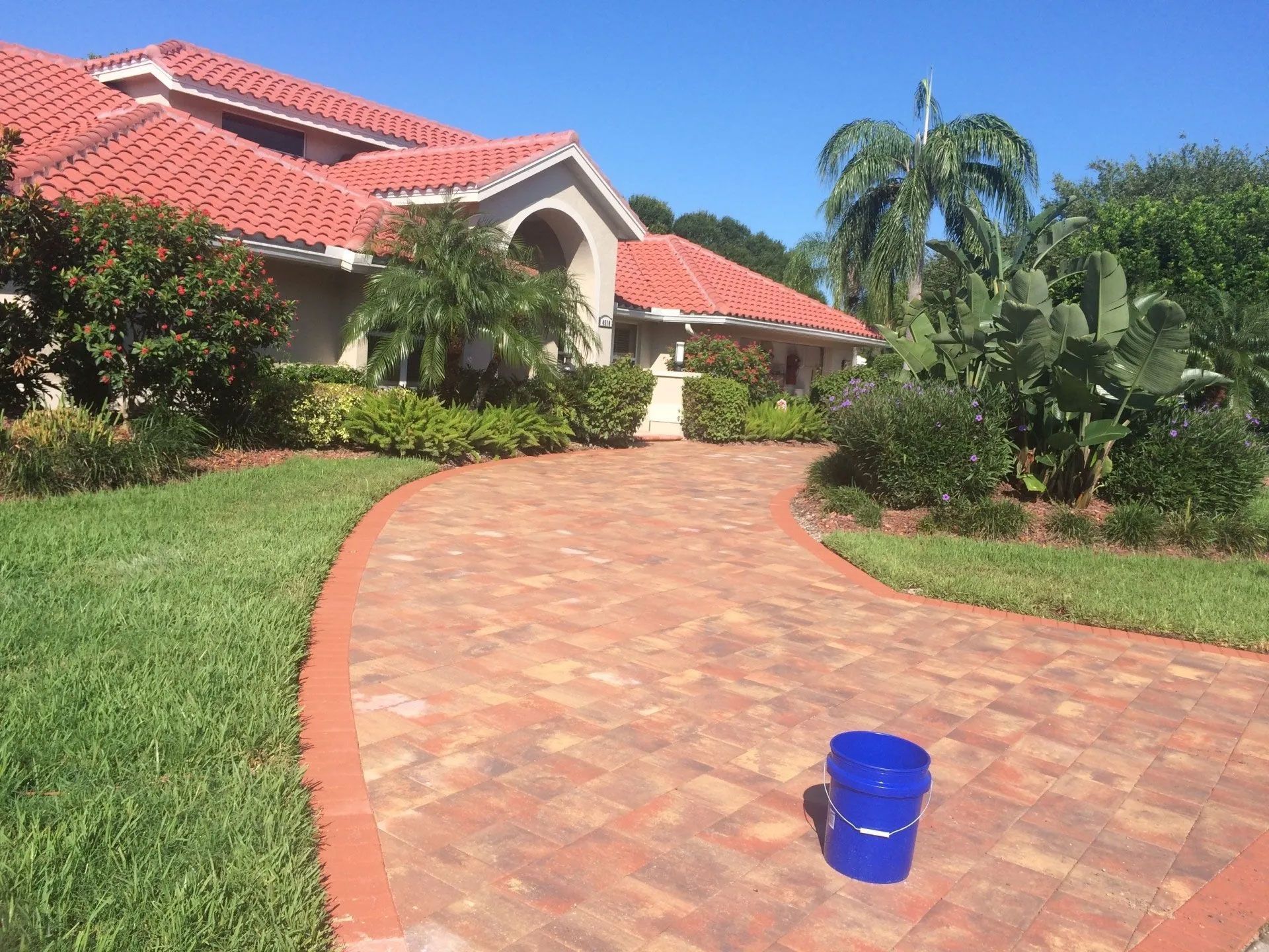 brick pavers walkway