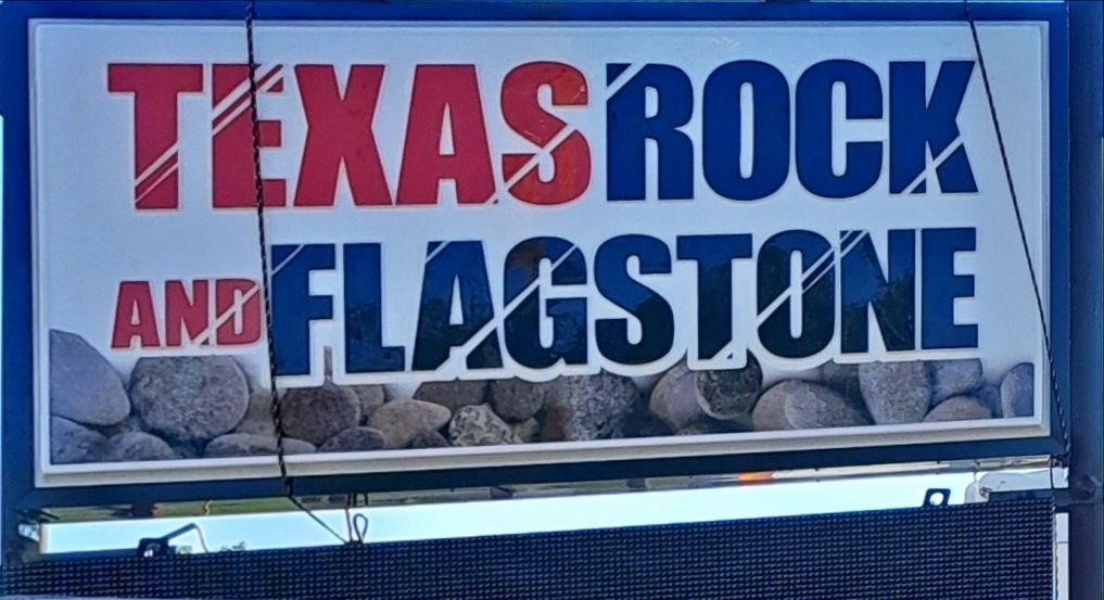 Billboard for Texas Rock and Flagstone
