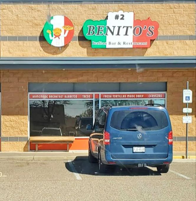 Exterior of Benito's Italian Bar & Restaurant
