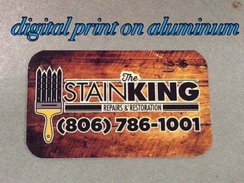 A business card for the stainking repairs and restoration