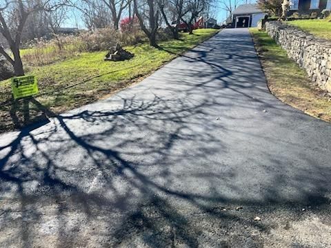 Road driveway paving