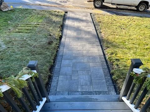 door entrance with stairs and walkway