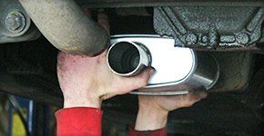 Muffler and exhaust system