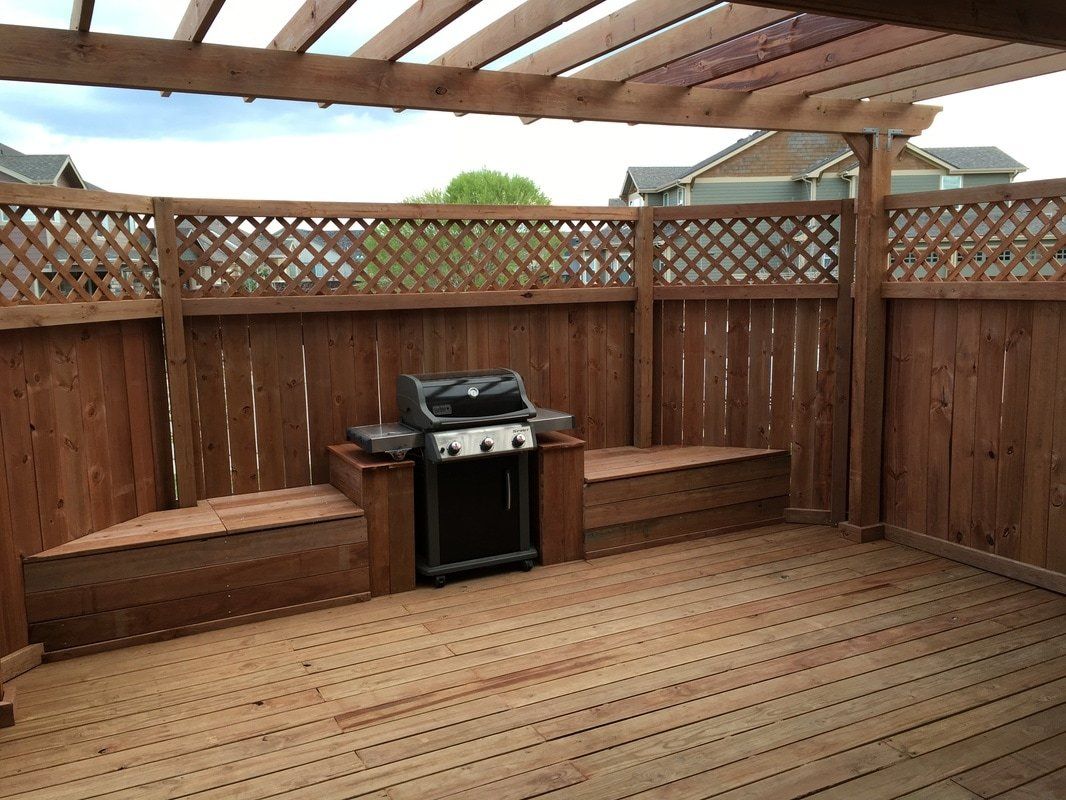 Custom Barbeque with seating