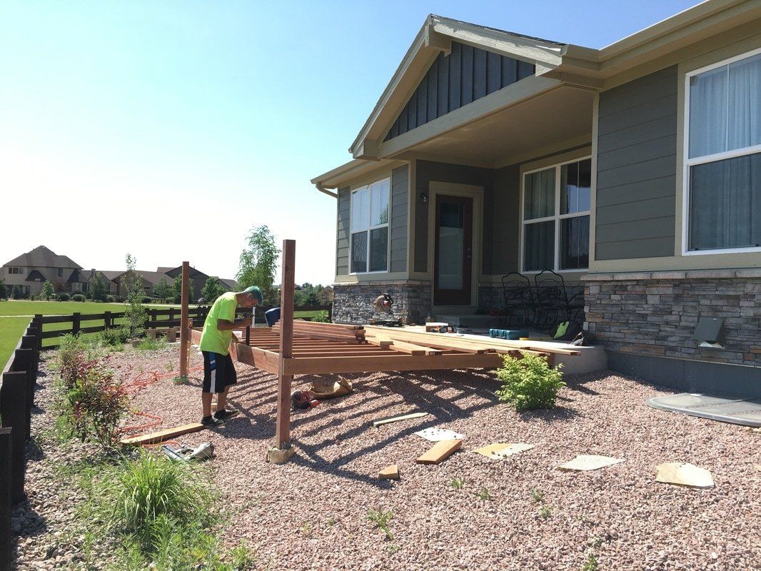 Deck installation 1