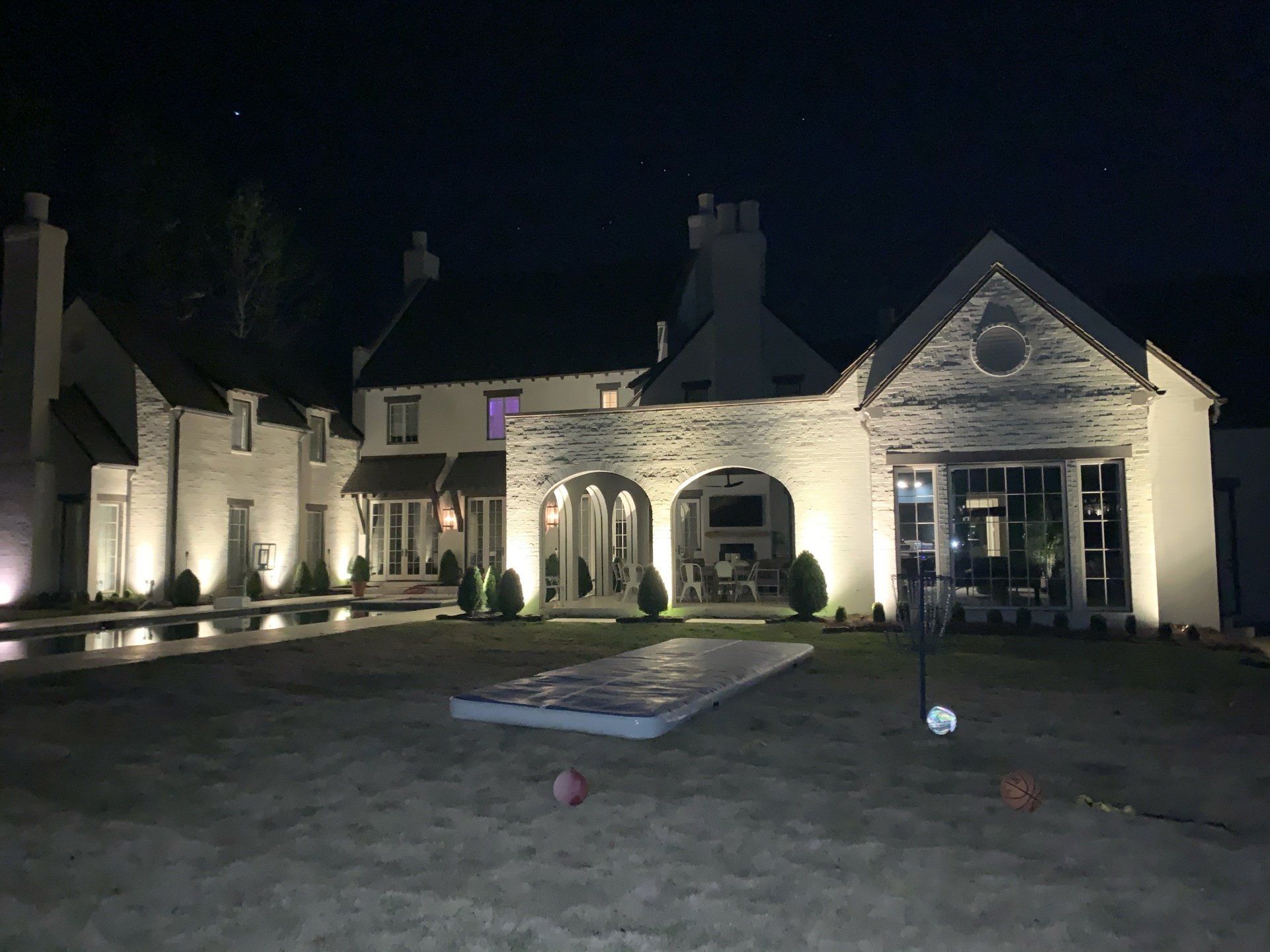 Elegant exterior lighting