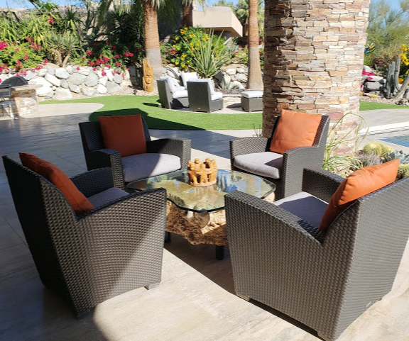 Custom indoor patio upholstery