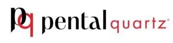 The logo for Pental Quartz, featuring the letters 