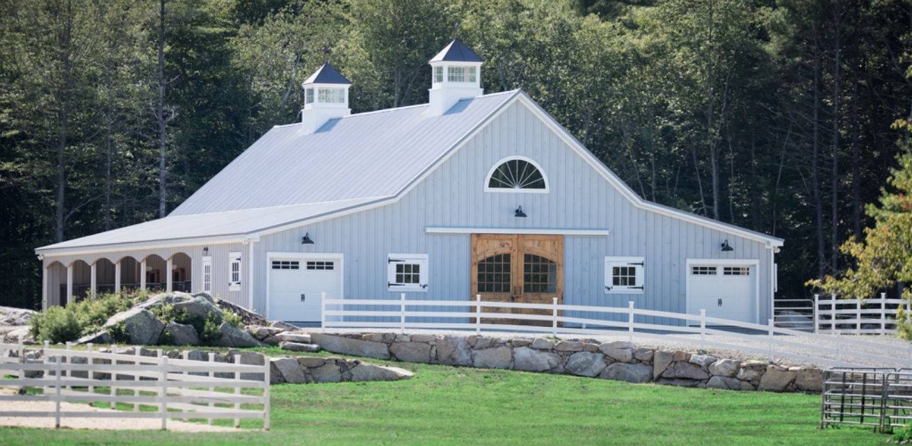 Horse barn